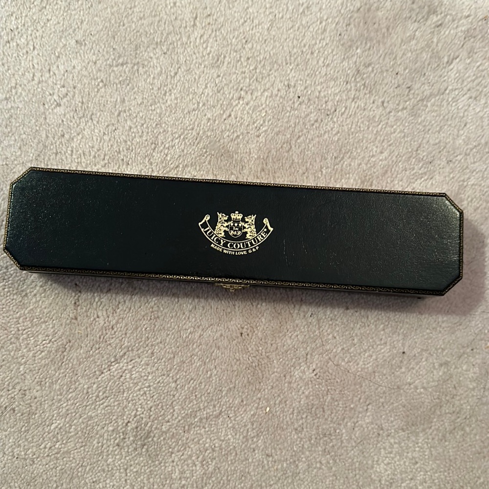 VINTAGE Juicy Couture gold plated charm bracelet